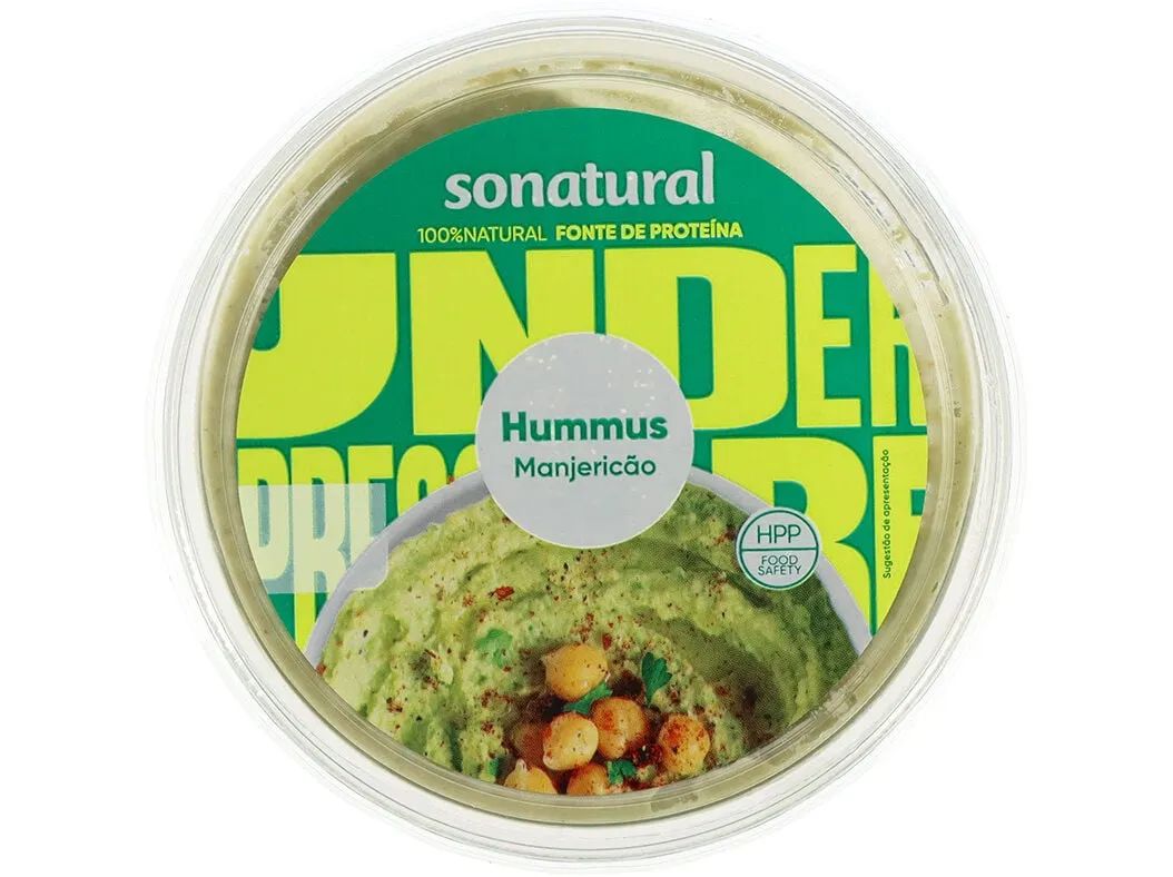 Hummus manjericão Sonatural 200 g