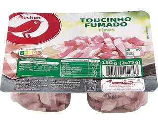 Tiras de bacon Auchan 2 x 75 g