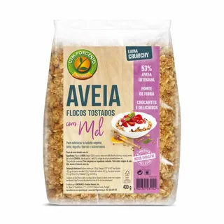 Flocos de Aveia Tostados com Mel Cem Porcento