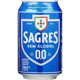 Cerveja sem Álcool em Lata Sagres