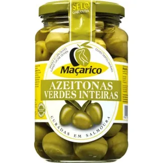 Azeitonas Verdes Inteiras 350 g - Maçarico