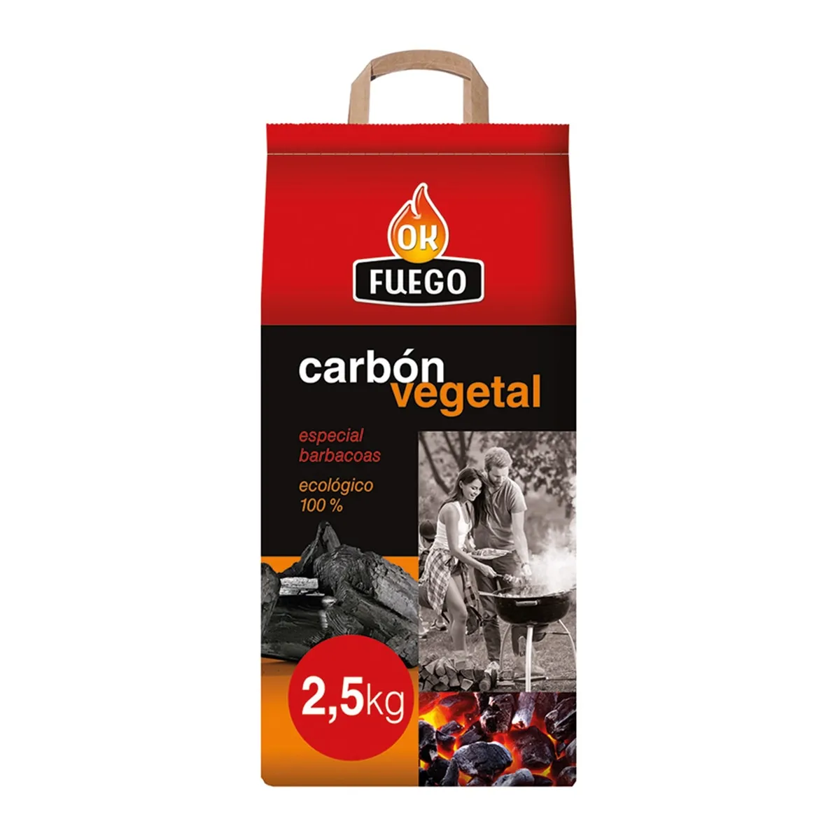 Saco de Carvão Vegetal - 2,5 kg