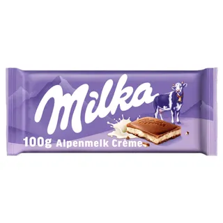 Tablete de Chocolate com Recheio de Creme de Leite Milka