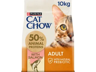 Ração gato CAT CHOW adulto salmão 10 kg