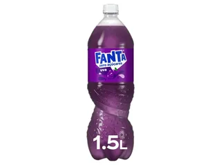 Refrigerante com gás Fanta uva pet 1,5 L