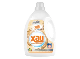 Detergente roupa máquina líquido XAU sabão natural 52doses