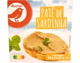Patê sardinha Auchan 4 x 22 g