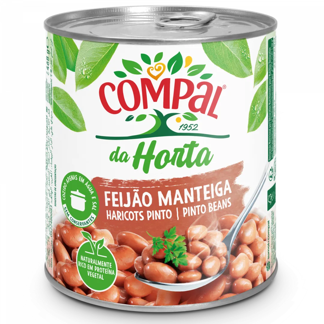 Feijão Manteiga Cozido em Lata