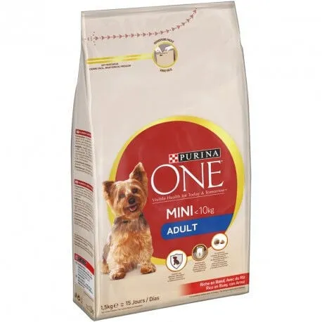 Comida Seca para Cão Mini Adulto com Vaca