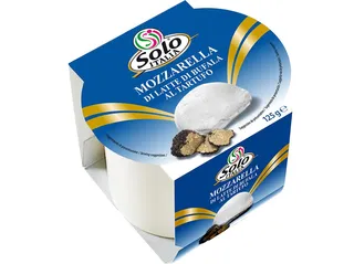 Queijo mozzarella di bufala com trufas SOLO Italia 125 g