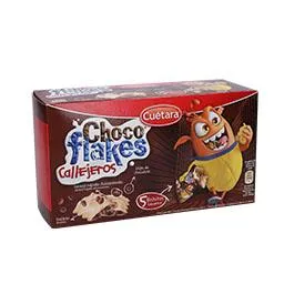 Bolachas choco flakes callejeros Cuétara