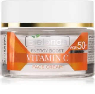 Bielenda Energy Boost creme facial com vitamina C 50 ml
