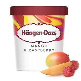 Gelado Manga e Framboesa Häagen-Dazs