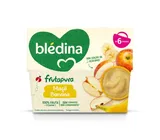 Puré Blédina maçã e banana 4x95 g