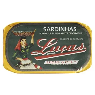 Sardinhas em Azeite lata 125 g Luças