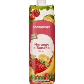 Néctar Morango e Banana Continente