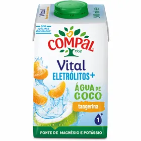 Água de Coco Tangerina Compal Vital Eletrólitos