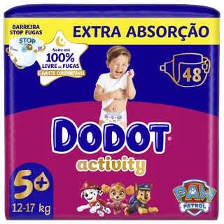 Fraldas Activity Extra T5+ 12-17kg Dodot