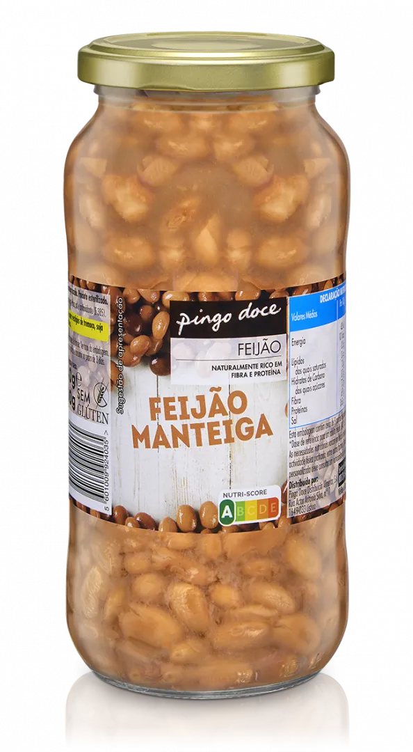 Feijão Manteiga Cozido em Frasco
