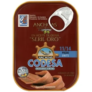 Filetes de Anchova em Azeite unidade 85 g - Codesa