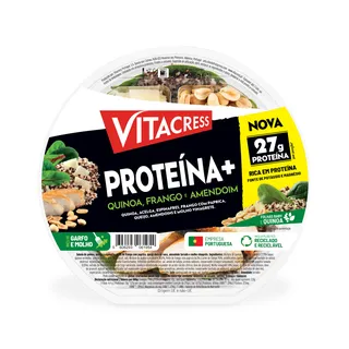 Salada Proteína+ com Quinoa, Frango e Amendoim Vitacress