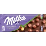 Chocolate com Avelãs Inteiras tablete 100 g - Milka