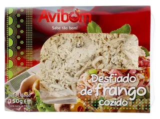 Frango cozido desfiado avibom 350 g