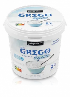 Iogurte Grego Ligeiro Natural Pingo Doce