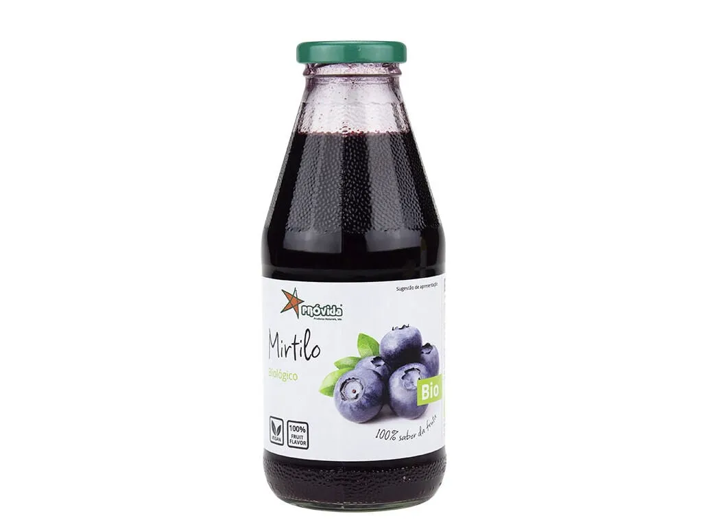 Sumo mirtilo Próvida bio 500 ml