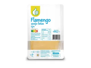 Queijo flamengo Polegar fatias light 150 g
