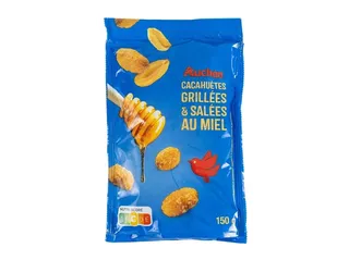 Amendoim frito Auchan com mel e sal 150 g