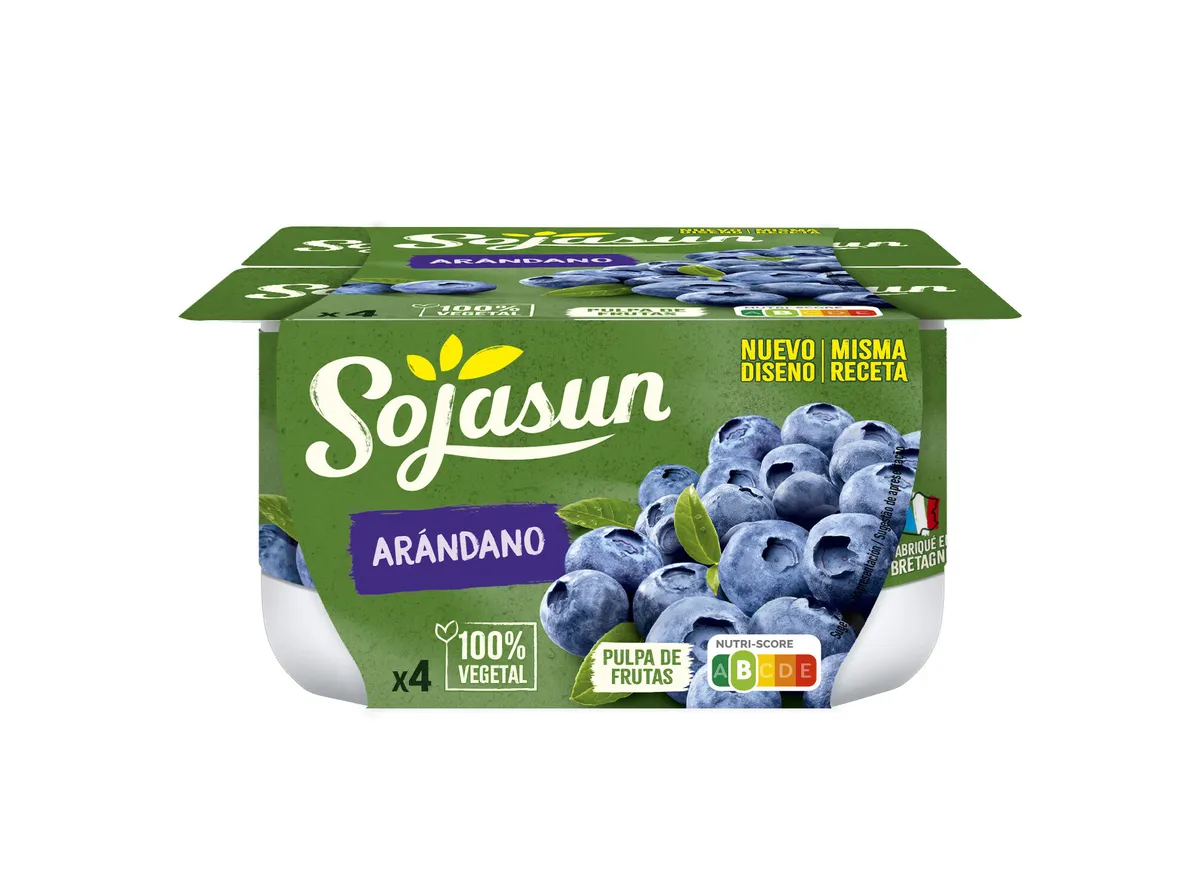 Sojagurte Sojasun mirtilo 4 x 100 g