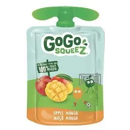 Saqueta de Fruta Maçã e Manga GoGo Squeez