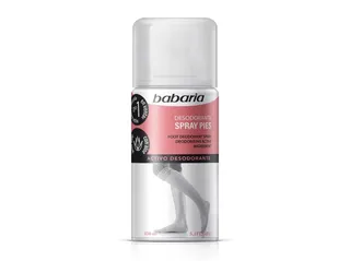 Desodorizante spray para pés hidratante Babaria 150 ml.