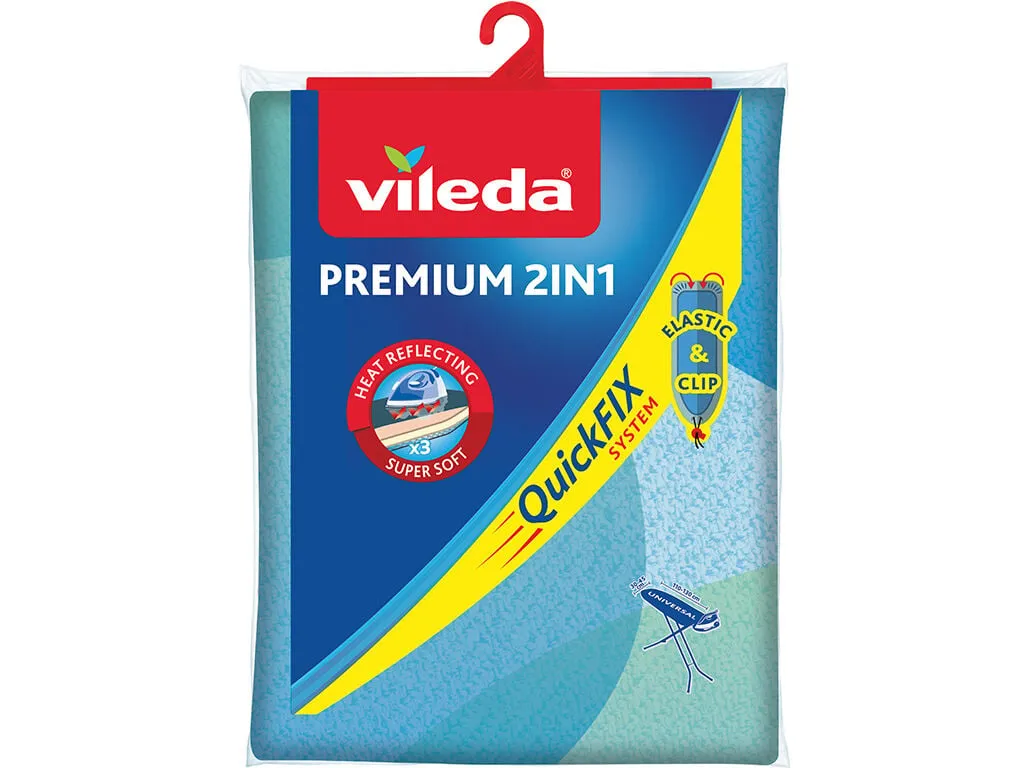 Cobertura tabua engomar premium 2 em 1 Vileda 130 x 45cm