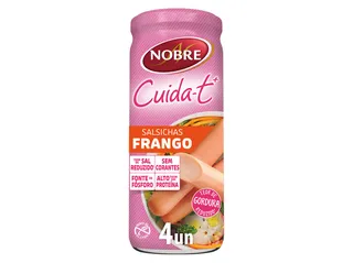 Salsichas frango Nobre cuida-t+ 430(210)g