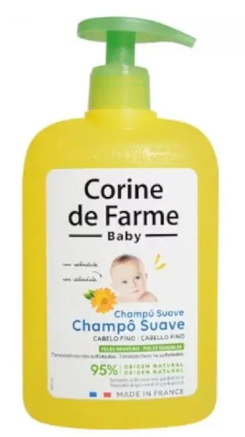 Champô Suave Calêndula para Bebé Corine de Farme 500ml