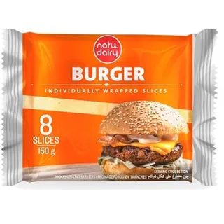 Queijo Fundido Fatias Burger unidade 150 g - Natu Dairy