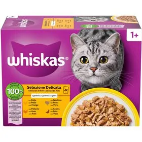 Comida Húmida para Gato Adulto Aves Whiskas