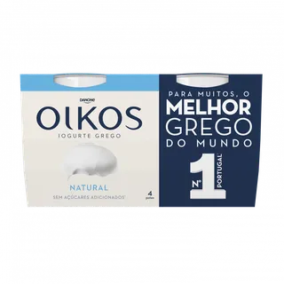 Iogurte Grego Natural Pack 4 Oikos Danone