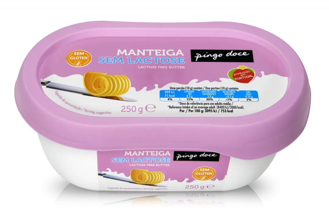 Manteiga sem Lactose