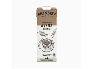 Bebida aveia Monsoy barista sem açucar bio 1 L