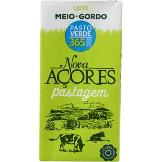 Leite de Pastagem Meio Gordo embalagem 200 ml - Nova Açores