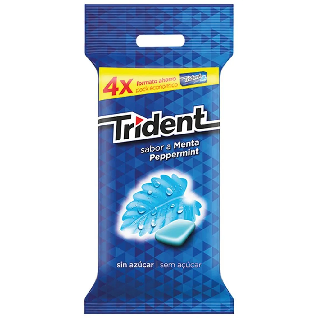 Pastilhas de Menta sem Açúcar, 4 x 14,5g