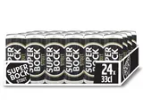 Cerveja Super BOCK preta stout lata 24 x 0,33 L