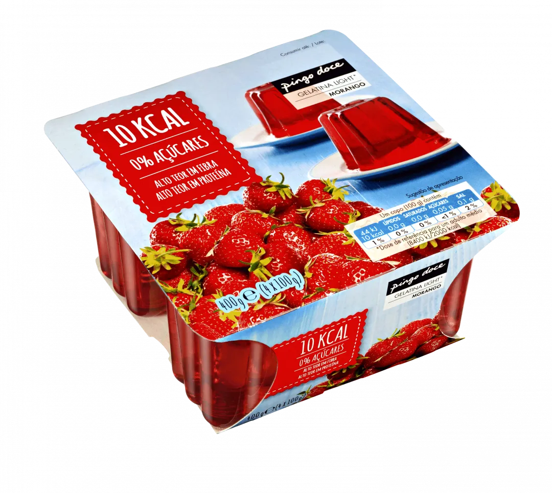 Gelatina de Morango 10Kcal