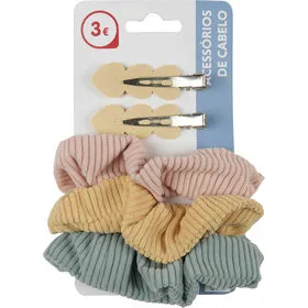 Conjunto 5 Acessórios de Cabelo Bazarão