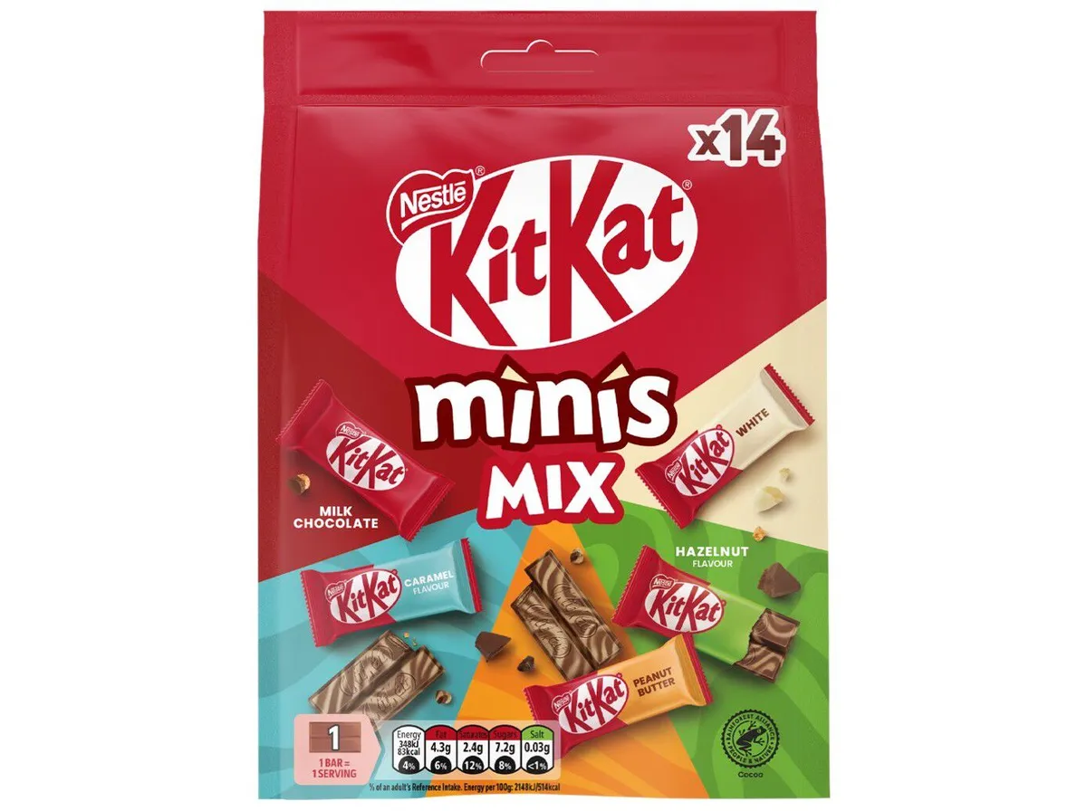 Snack chocolate Kitkat mini mix 182 g