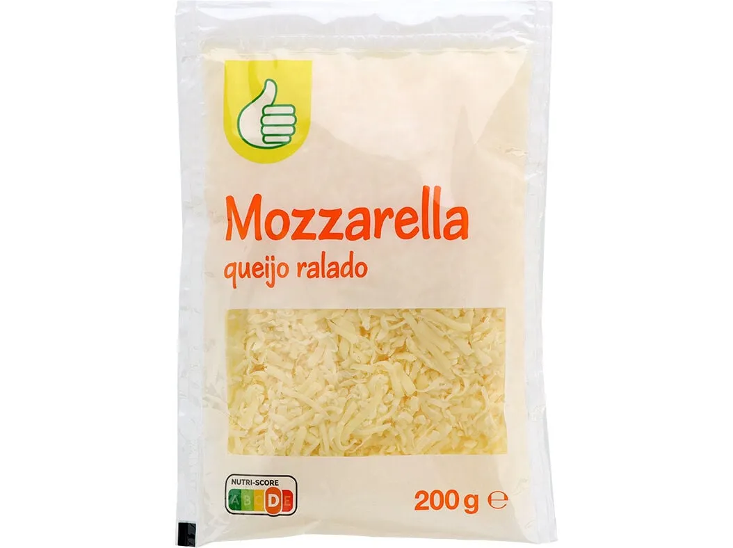 Queijo mozarella Polegar ralado 200 g
