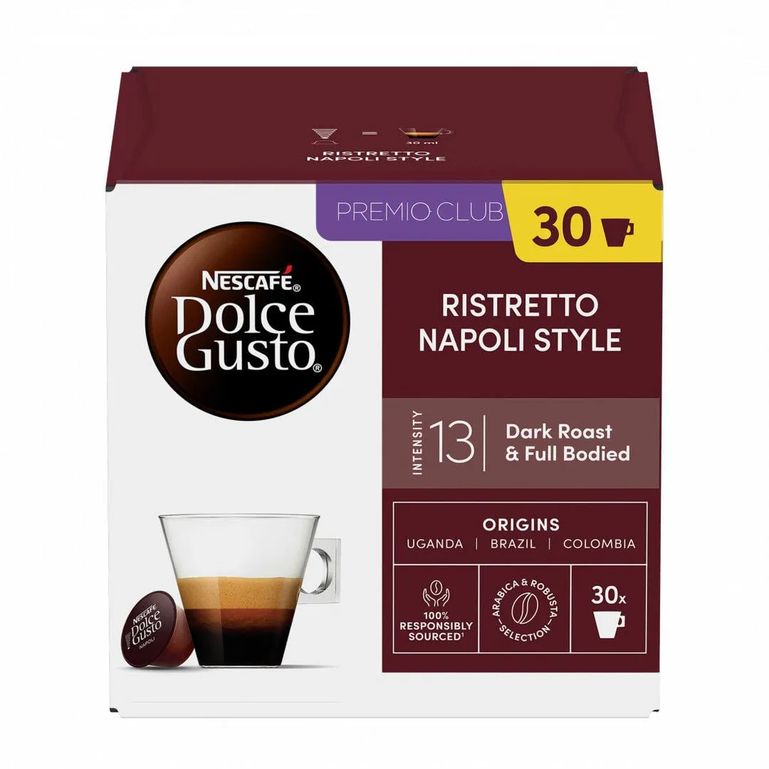 Cápsulas de Café Dolce Gusto Ristretto Napoli
